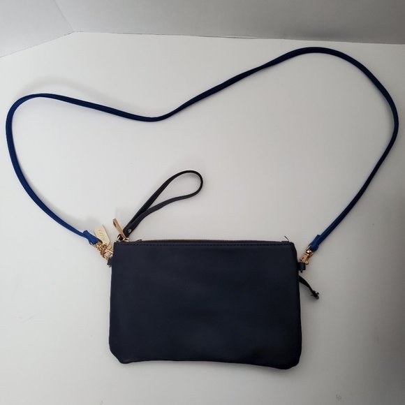 ALDO Blue Wristlet Crossbody Bag Clutch - Picture 5 of 9